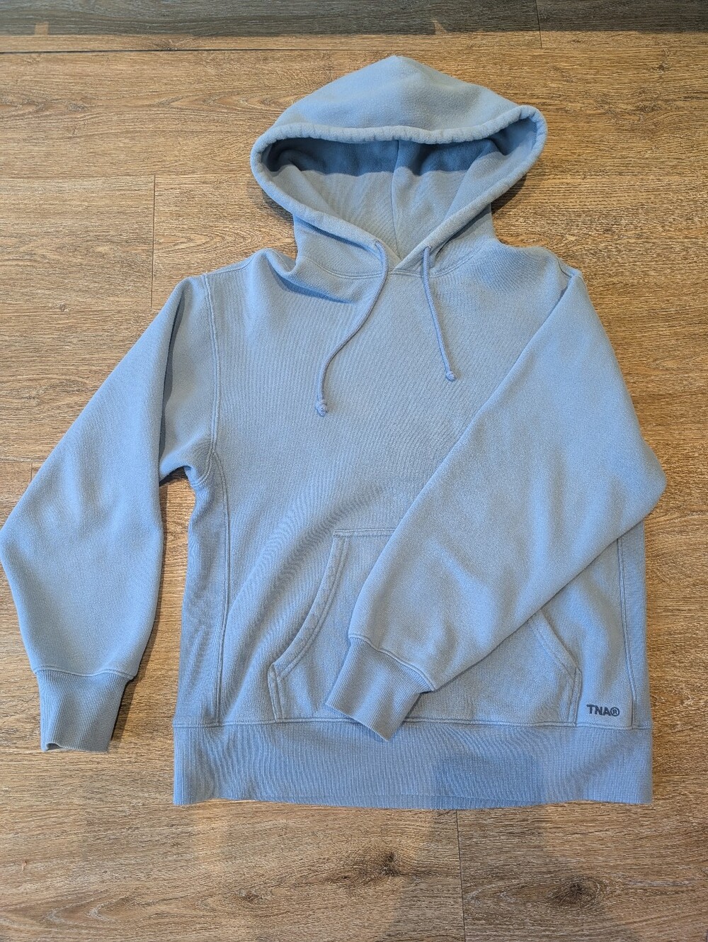 TNA Pale Blue Pullover Hoodie Women's 2XS